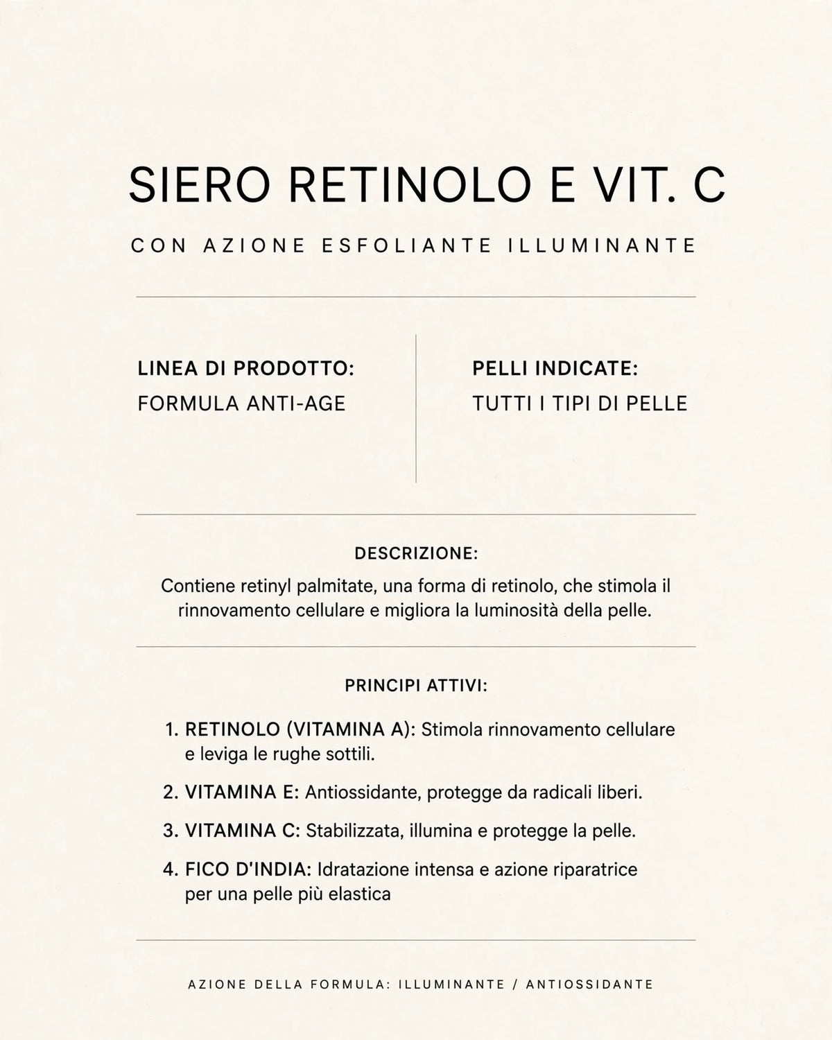 PRE-ORDER Siero retinolo e coenzima Q10